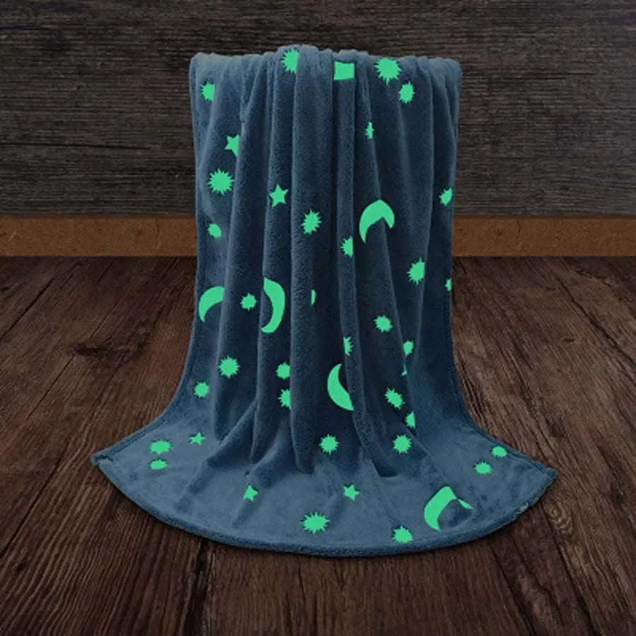 Cozy Glow: Soft Glow-in-the-Dark Blanket for Ultimate Comfort