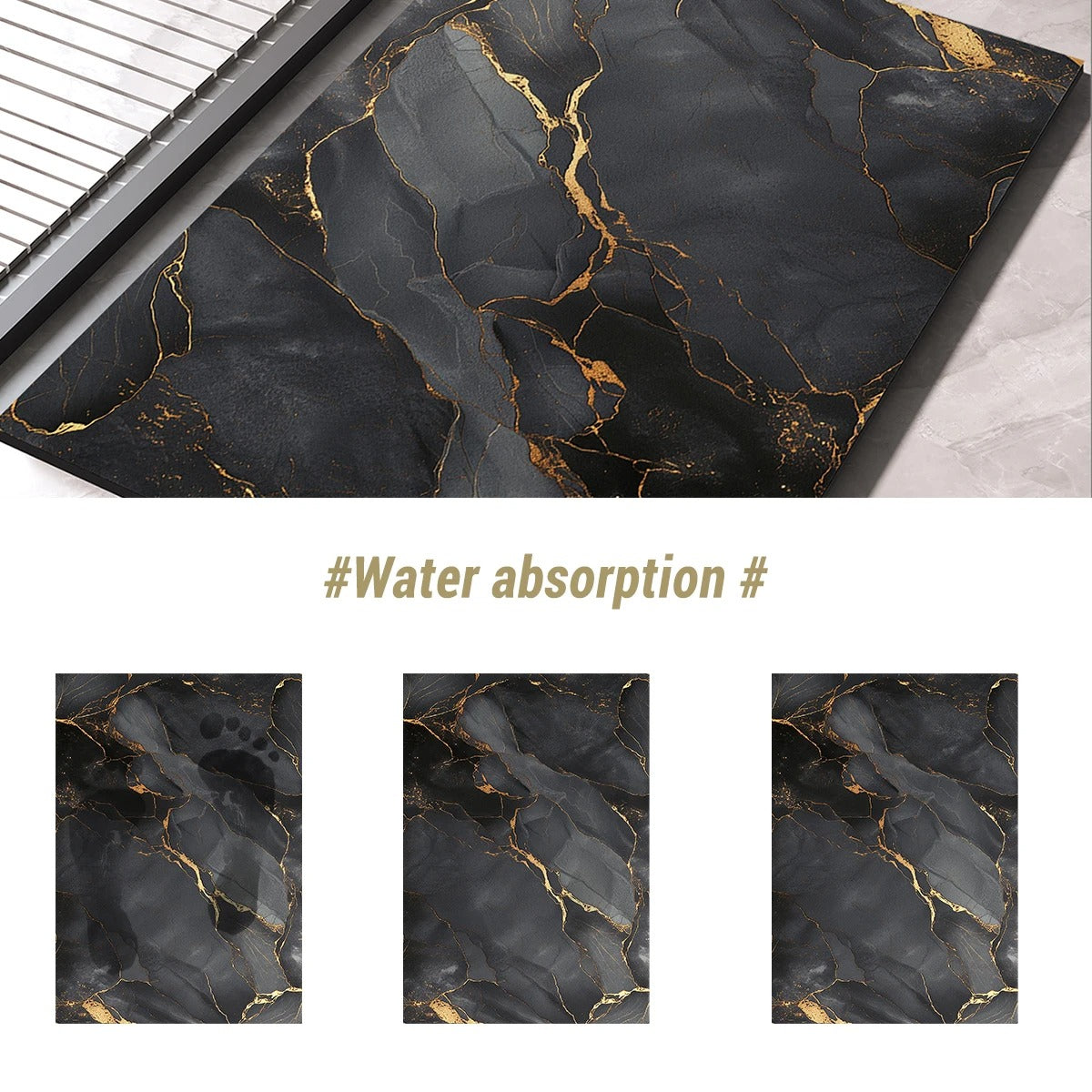 Luxury bath mat