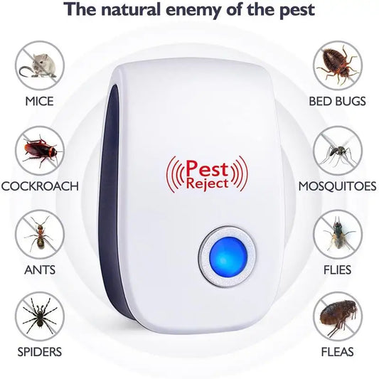 Ultrasonic Pest Repeller - Pet-Friendly, Chemical-Free Solution - Pest Reject