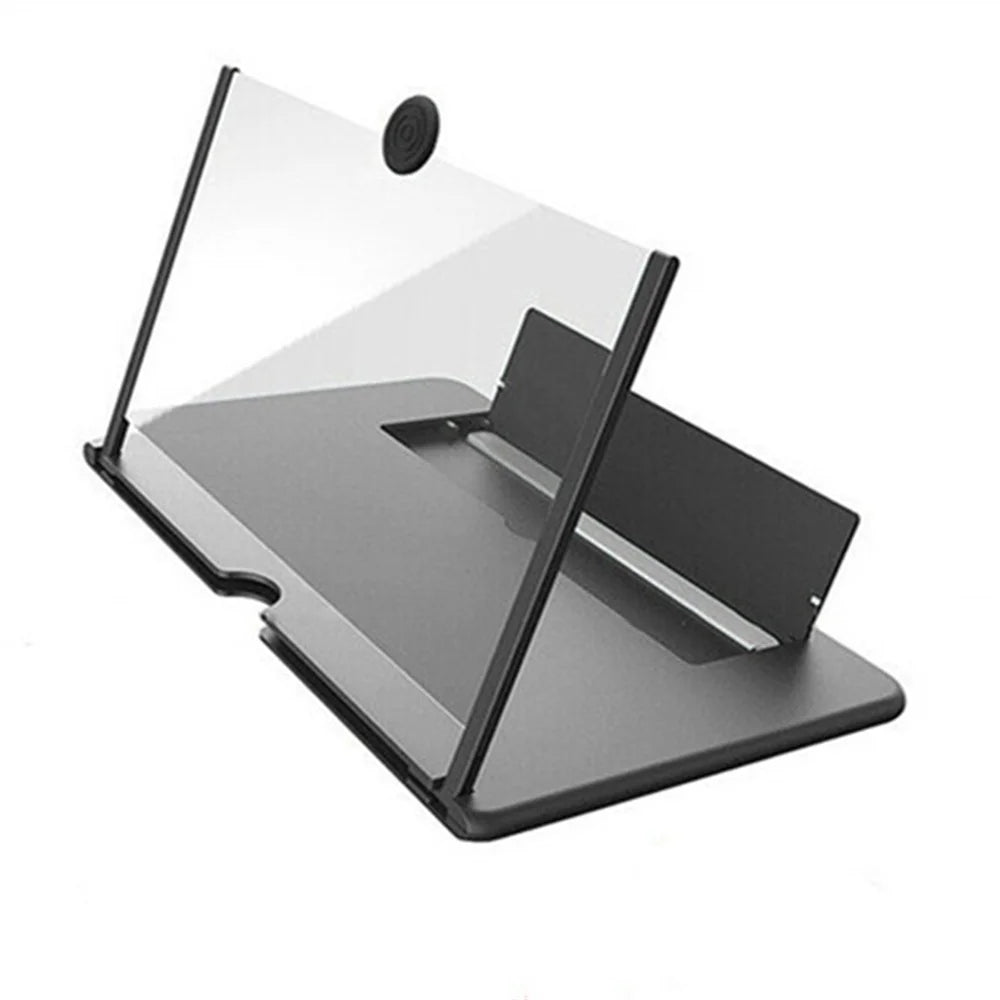 3D Screen Amplifier HD Mobile Phone Magnifier 10 & 12 Inch Smartphone Holder & Stand