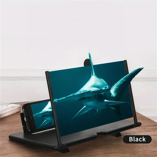3D Screen Amplifier HD Mobile Phone Magnifier 10 & 12 Inch Smartphone Holder & Stand