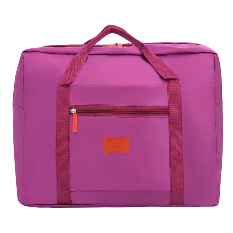 Folded travel bag