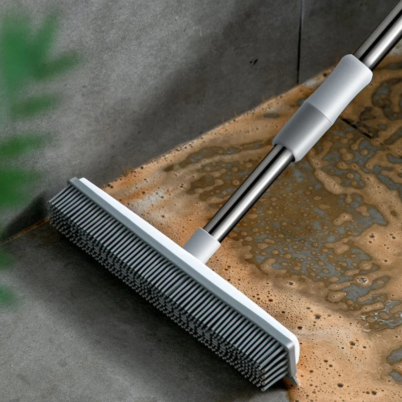 Fur removal broom