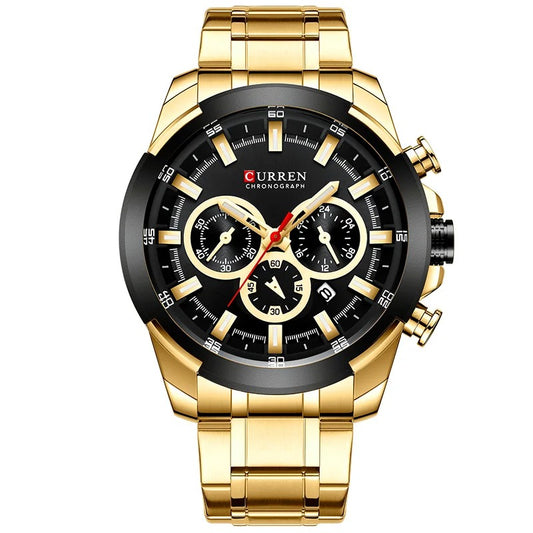 CURREN Men’s Watches – Premium Military-Inspired Sports Chronograph