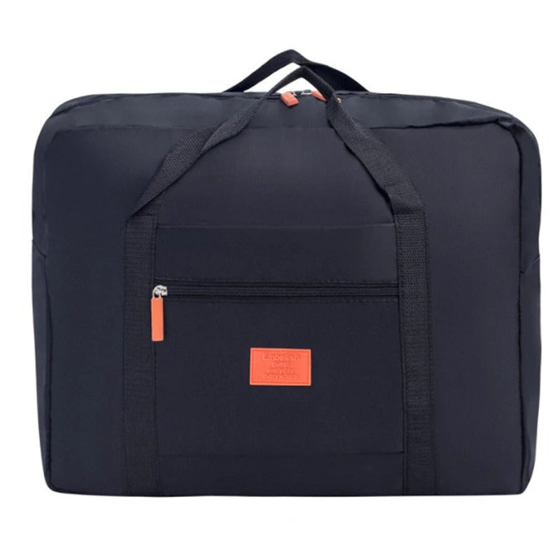 Folded travel bag