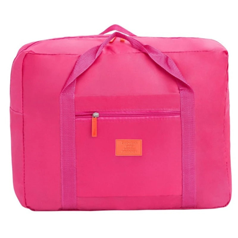 Folded travel bag